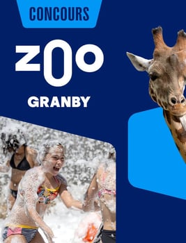 Concours Jean Coutu Gagnez quatre billets pour la saison d'été du zoo de Granby! Concours Jean Coutu Gagnez quatre billets pour la saison d'été du zoo de Granby!